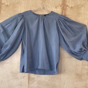 Beautiful blue summer blouse.